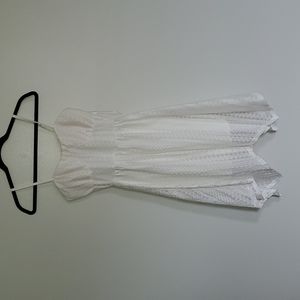 White, open back, Handkerchief, bottom
